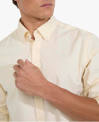 Overhemd Oxford Stretch | Lemon Yellow