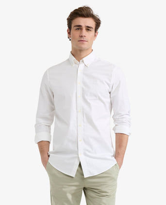 Overhemd Oxford Stretch | White