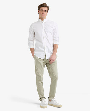 Overhemd Oxford Stretch | White
