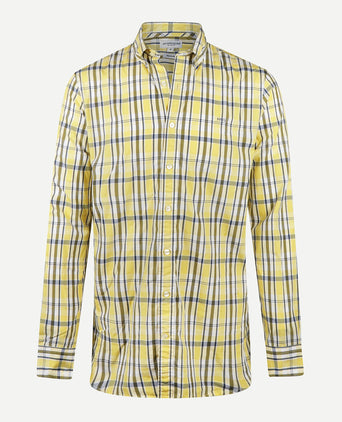 Shirt Summer Plaid | Lemon Yellow