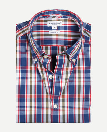 Overhemd Classic Ruit | Vintage Blue