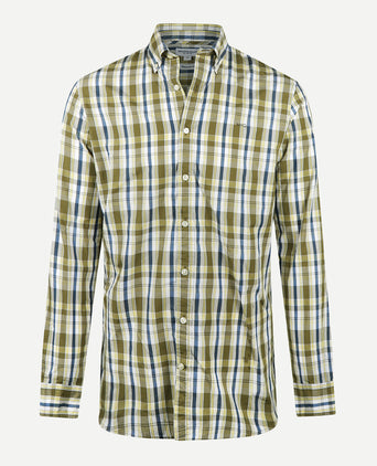 Overhemd Classic Ruit | Olive