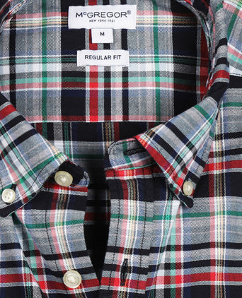 Overhemd Casual Ruit | Navy