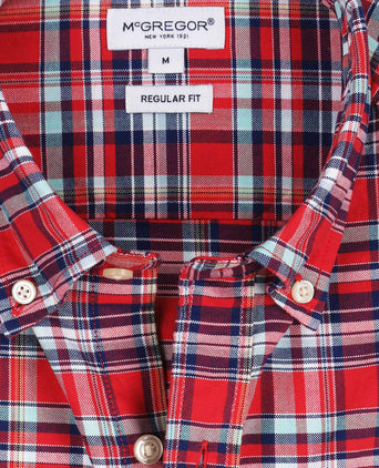 Overhemd Casual Ruit | Red