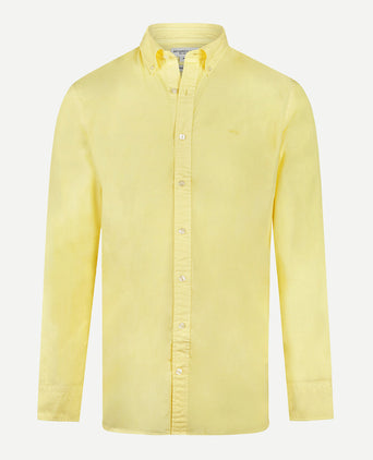 Overhemd Summer Poplin | Lemon Yellow