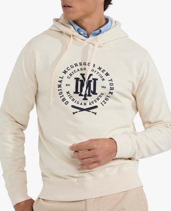 Hoodie met NY Graphic | Off White