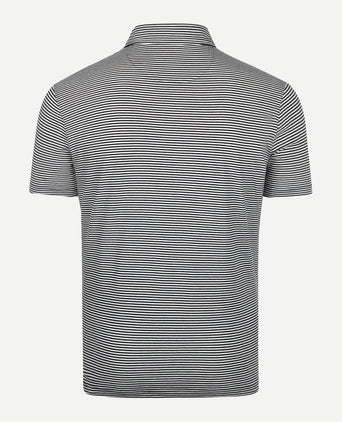 Polo Jersey Gestreept | Navy
