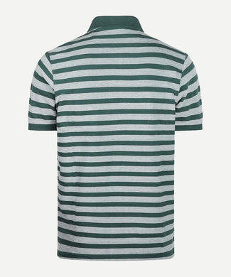 Polo Piqué Oxford Gestreept | Dark Green Polo Piqué Oxford Gestreept | Dark Green