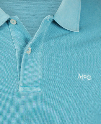 Polo Piqué Garment Dyed | Aqua
