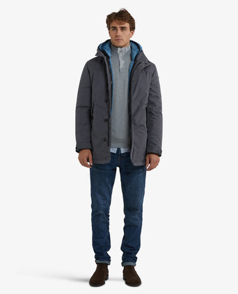 2-in-1 Parka Jacket | Dark Grey