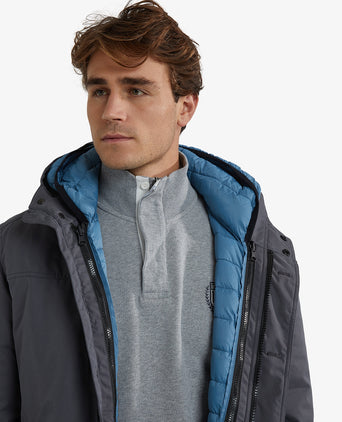 2-in-1 Parka Jacket | Dark Grey