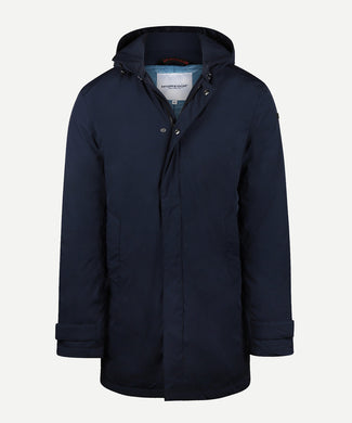 Hooded Raincoat | Navy Hooded Raincoat | Navy