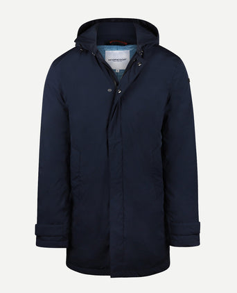 Hooded Raincoat | Navy