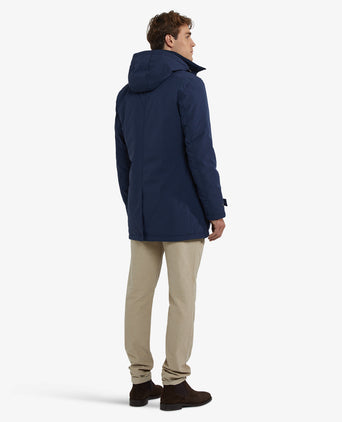 Hooded Raincoat | Navy