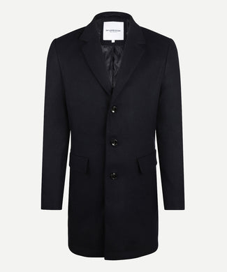 Overcoat Wool | Navy Overcoat Wool | Navy