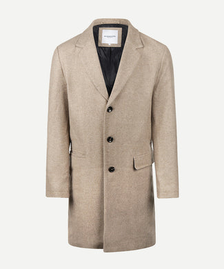 Overcoat Twill Wool | Camel Overcoat Twill Wool | Camel