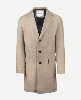 Overcoat Twill Wool | Camel