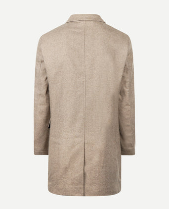 Overcoat Twill Wool | Camel