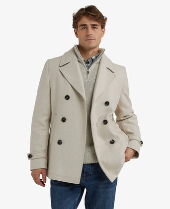 Peacoat Wool | Sand