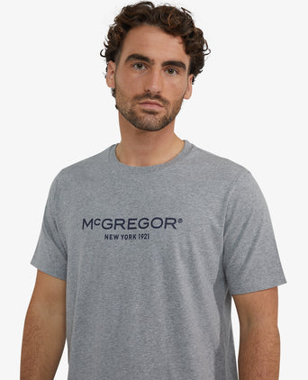 Essential Logo T-shirt | Medium Gray Melange