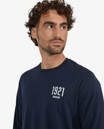 Graphic Long Sleeve T-shirt | Navy