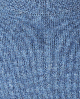Trui Lamswol Rondehals | Worker Blue
