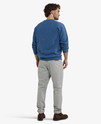 Trui Lamswol Rondehals | Worker Blue