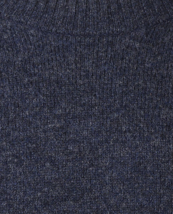 Trui Lamswol Rondehals | Navy