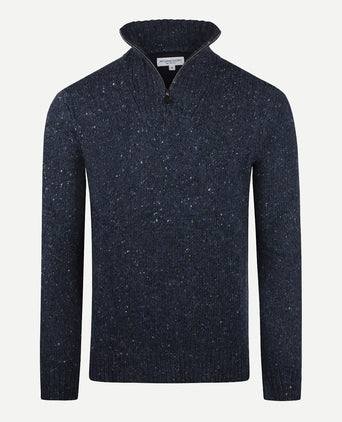 Sweater Fisherman Half-Zip | Navy