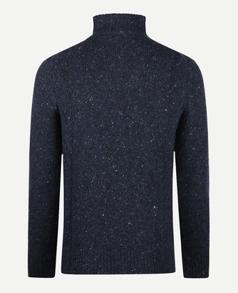 Trui Fisherman Half-Zip | Navy