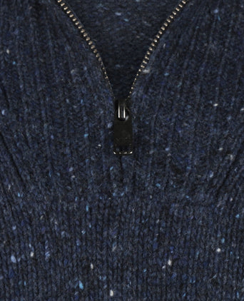 Trui Fisherman Half-Zip | Navy