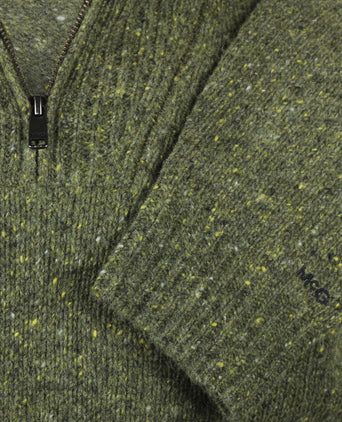 Sweater Fisherman Half-Zip | Dark Olive