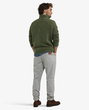 Sweater Fisherman Half-Zip | Dark Olive