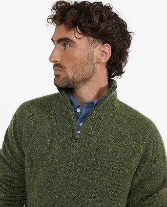 Sweater Fisherman Half-Zip | Dark Olive
