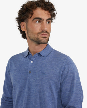 Polotrui Luxe Merinowol Lange Mouw | Vintage Blue