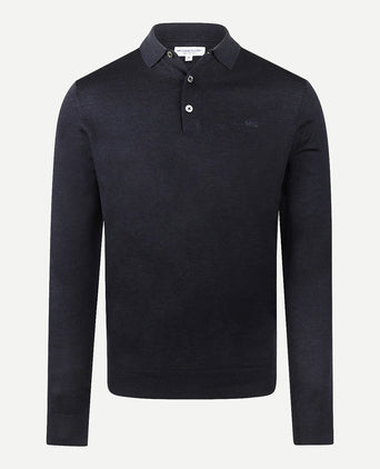 Polotrui Luxe Merinowol Lange Mouw | Navy