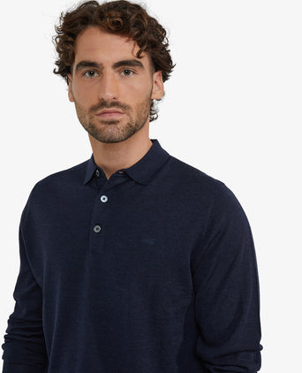 Polotrui Luxe Merinowol Lange Mouw | Navy