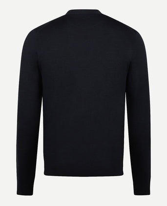 Vest Klassiek Luxe Merinowol | Navy