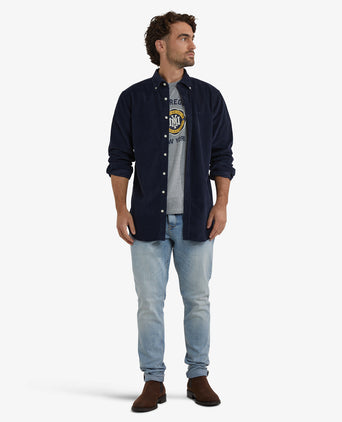 Overhemd Corduroy | Navy