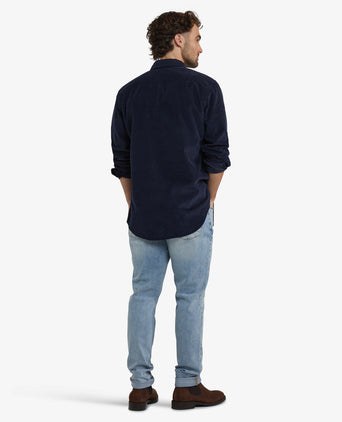Overhemd Corduroy | Navy