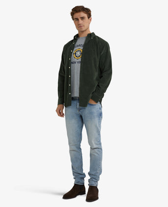 Overhemd Corduroy | Dark Olive