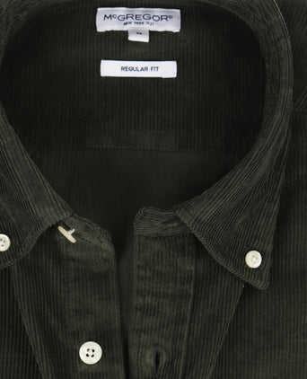 Overhemd Corduroy | Dark Olive