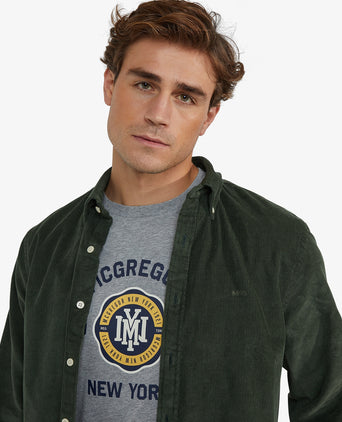 Overhemd Corduroy | Dark Olive