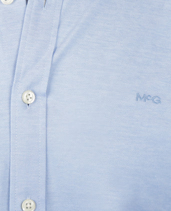 Overhemd Stretch Piqué | Light Blue