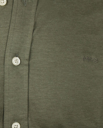 Overhemd Stretch Piqué | Winter Sage