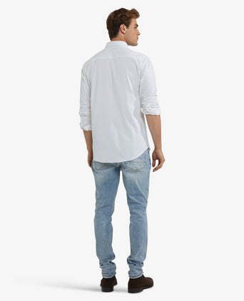 Overhemd Stretch Piqué | White