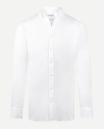 Overhemd Stretch Piqué | White