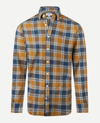 Overhemd Flanel Ruit | Camel