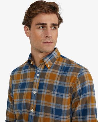 Overhemd Flanel Ruit | Camel