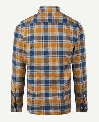 Overhemd Flanel Ruit | Camel